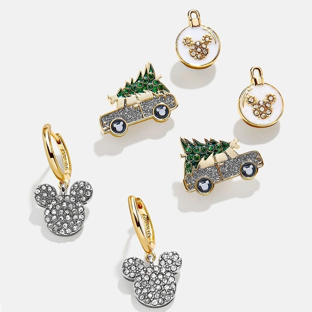 BaubleBar x Disney Holiday Traditions Earrings Set Of 3